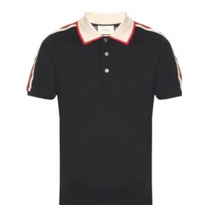 Gucci Black Polo Shirt Size L
